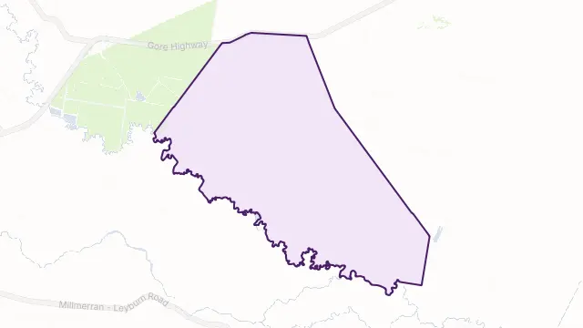 Kincora Area Boundary Map