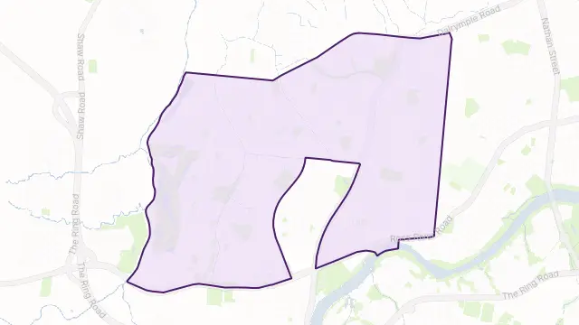 Kirwan Area Boundary Map