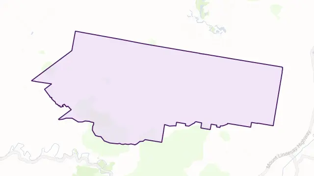 Knapp Creek Area Boundary Map