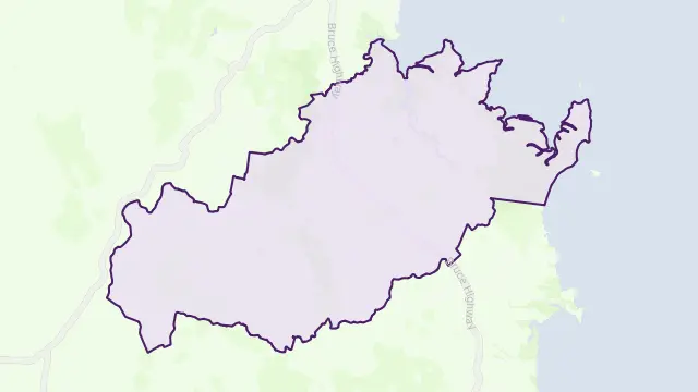 Koumala Area Boundary Map
