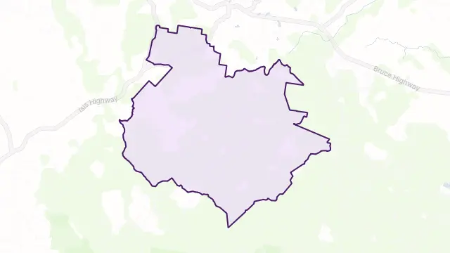 Kullogum Area Boundary Map