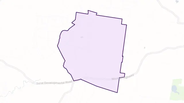 Kumbarilla Area Boundary Map