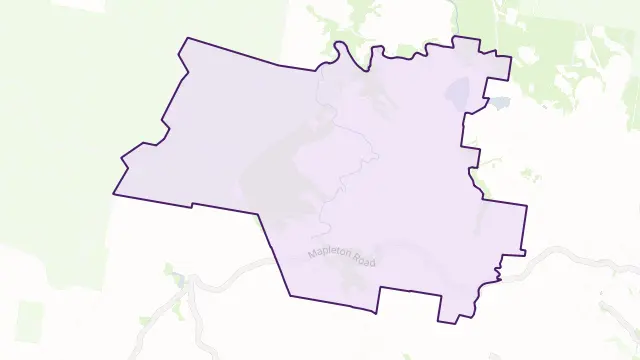 Kureelpa Area Boundary Map