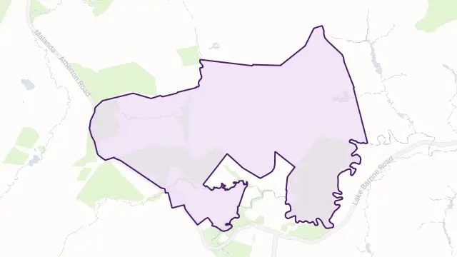 Kureen Area Boundary Map