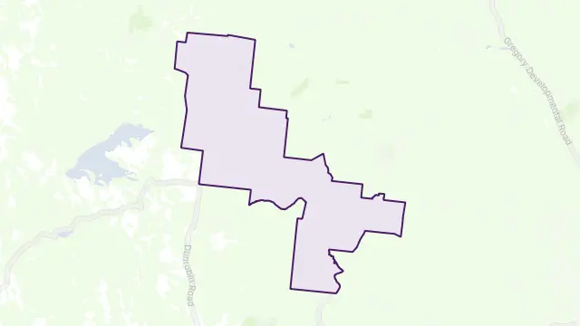 Laglan Area Boundary Map