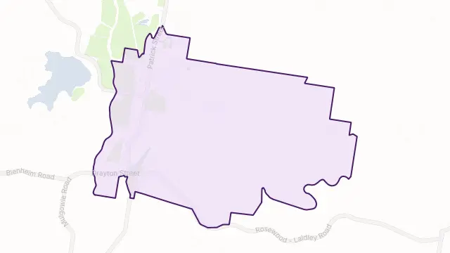 Laidley Area Boundary Map