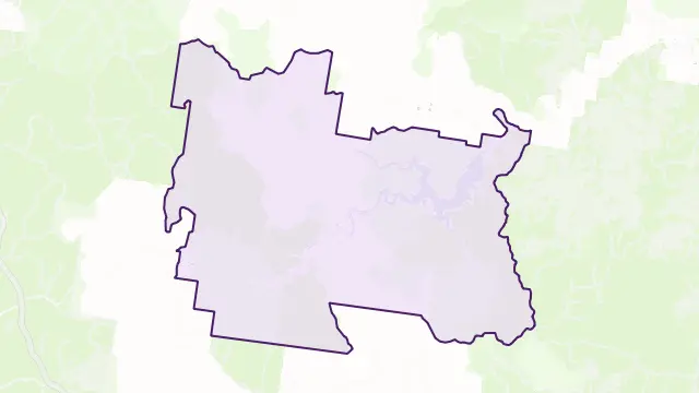 Lake Borumba Area Boundary Map