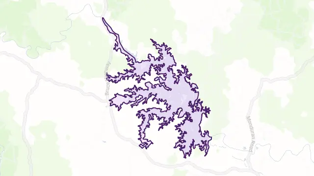 Lake Monduran Area Boundary Map