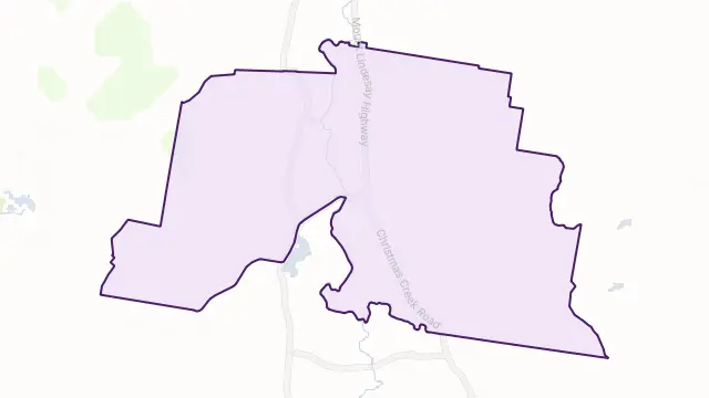Laravale Area Boundary Map