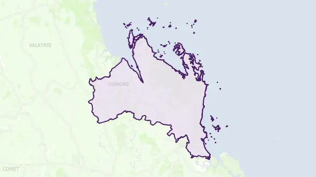 Livingstone Area Boundary Map
