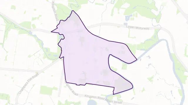 Loganlea Area Boundary Map