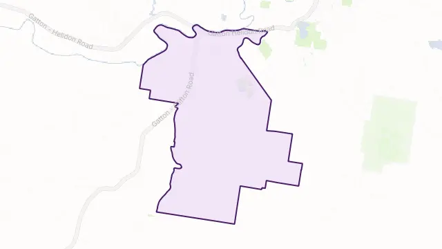 Lower Tenthill Area Boundary Map