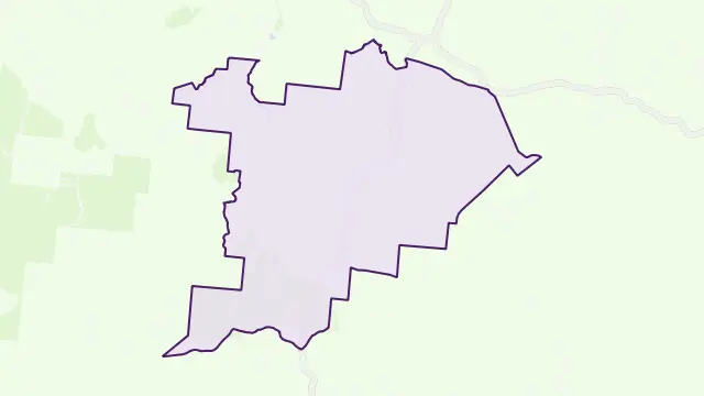 Lyndhurst Area Boundary Map