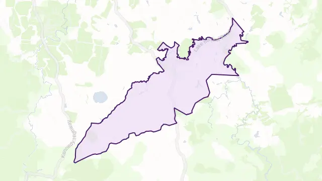 Malanda Area Boundary Map