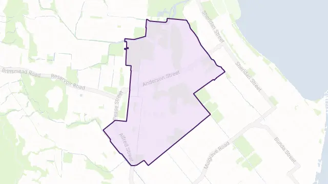 Manunda Area Boundary Map