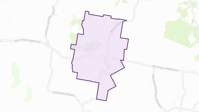 Marburg Area Boundary Map