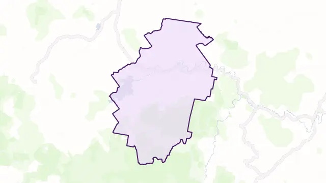 Maroon Area Boundary Map