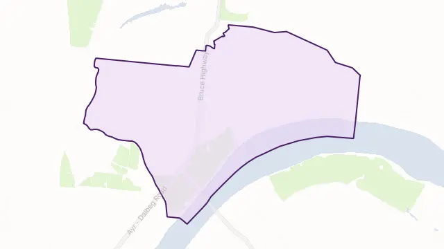 McDesme Area Boundary Map