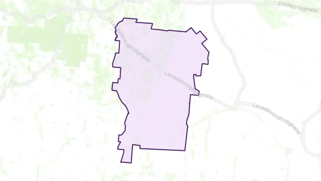 McKinlay Area Boundary Map