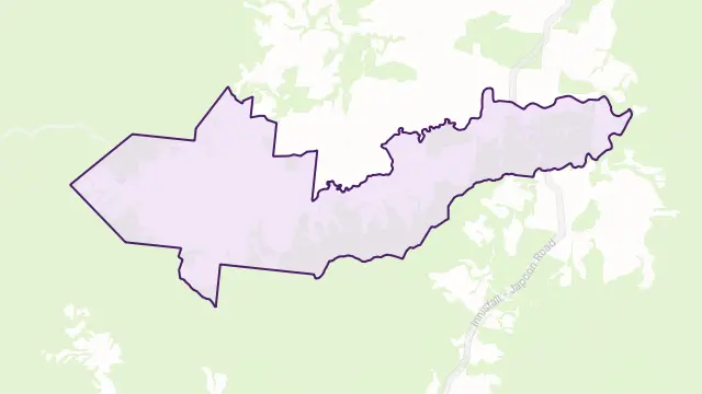 Mena Creek Area Boundary Map