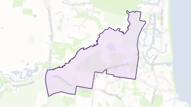 Meridan Plains Area Boundary Map