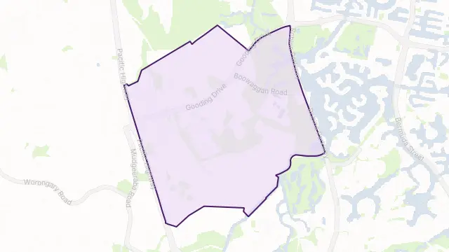 Merrimac Area Boundary Map