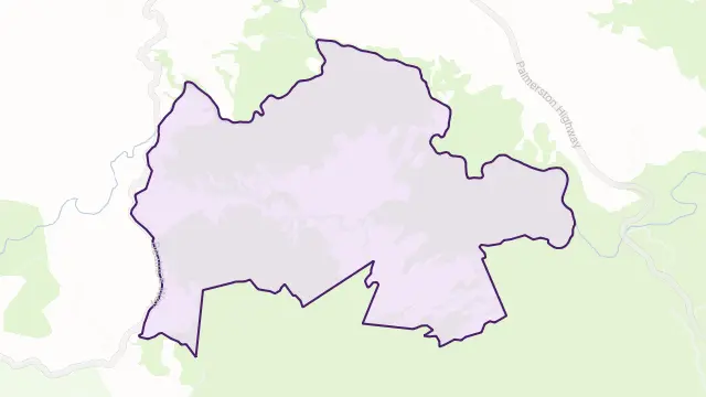 Middlebrook Area Boundary Map