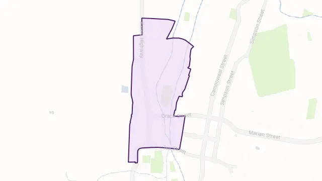 Miles End Area Boundary Map