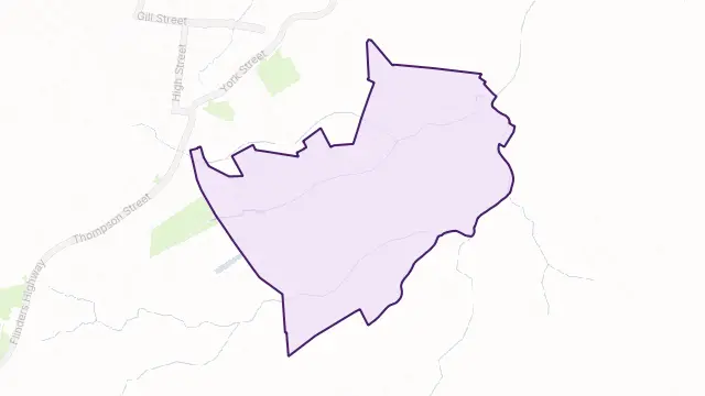 Millchester Area Boundary Map