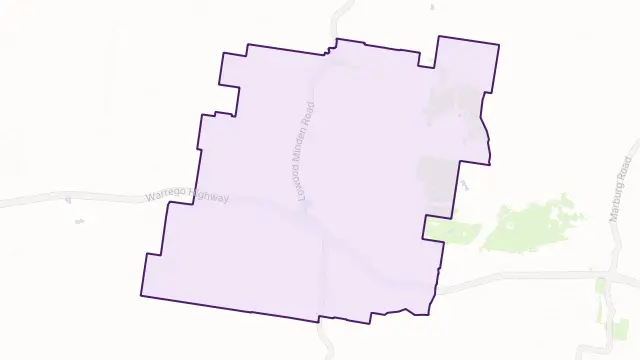 Minden Area Boundary Map