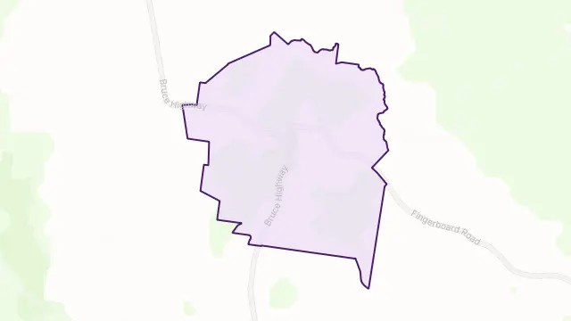 Miriam Vale Area Boundary Map