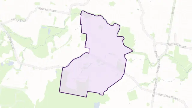 Mitchelton Area Boundary Map