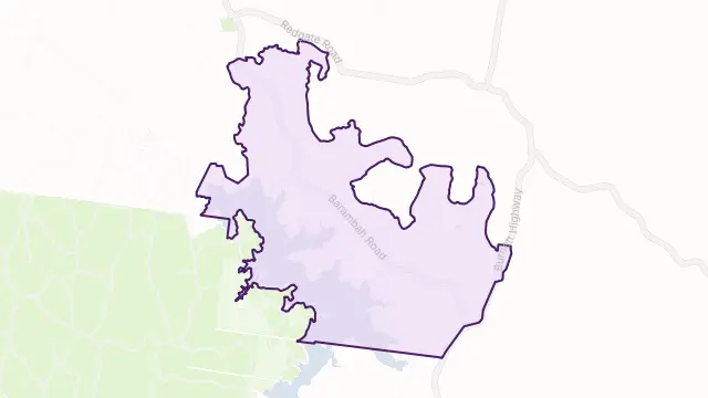 Moffatdale Area Boundary Map
