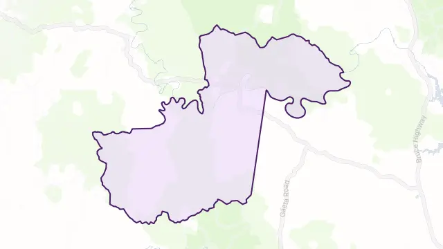 Molangul Area Boundary Map