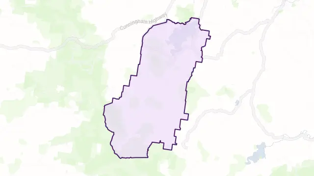 Moogerah Area Boundary Map