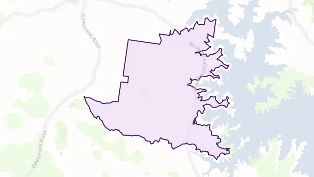 Moombra Area Boundary Map
