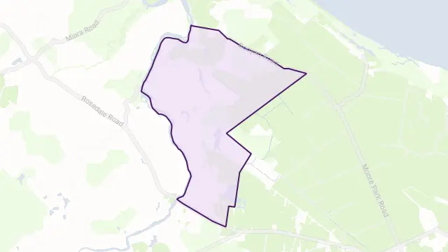 Moorland Area Boundary Map