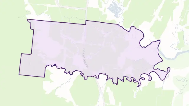 Moresby Area Boundary Map