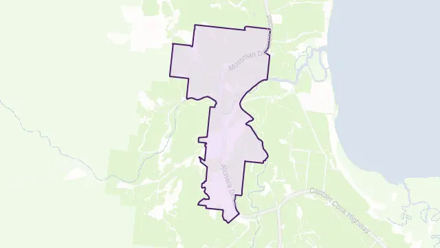 Mossman Area Boundary Map