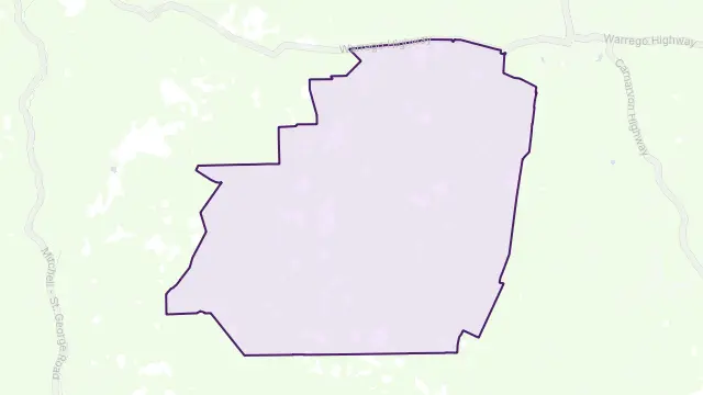 Mount Abundance Area Boundary Map