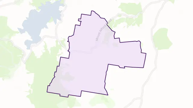 Mount Alford Area Boundary Map