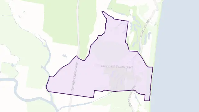 Mount Coolum Area Boundary Map