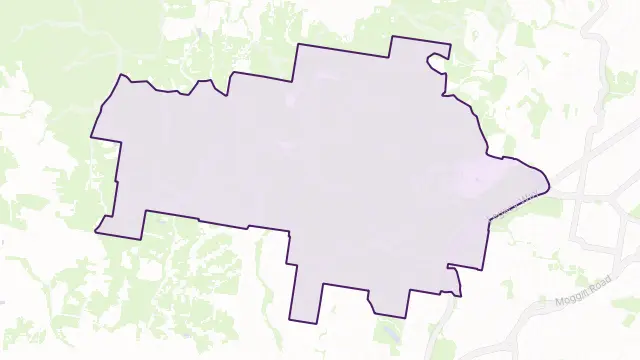Mount Coot-tha Area Boundary Map