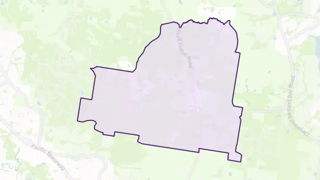 Mount Cotton Area Boundary Map
