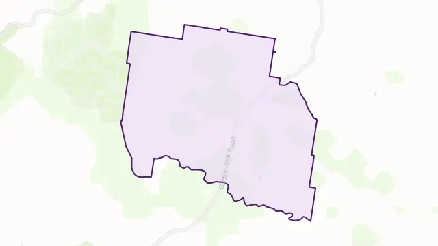 Mount Hallen Area Boundary Map