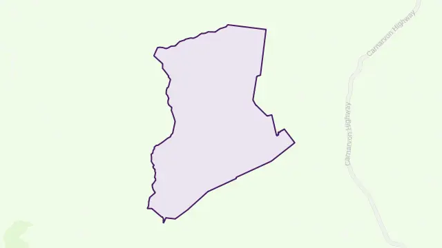 Mount Hutton Area Boundary Map