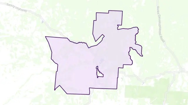Mount Isa Area Boundary Map