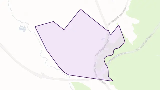 Mount Kynoch Area Boundary Map