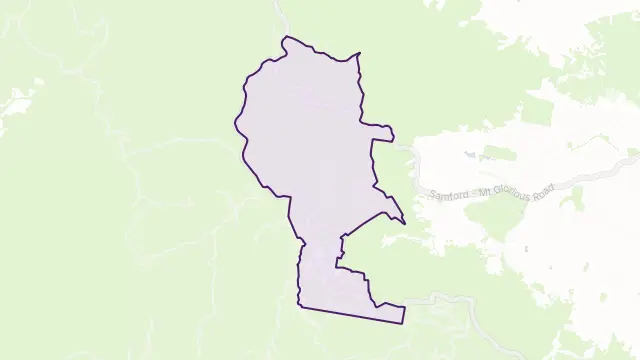 Mount Nebo Area Boundary Map