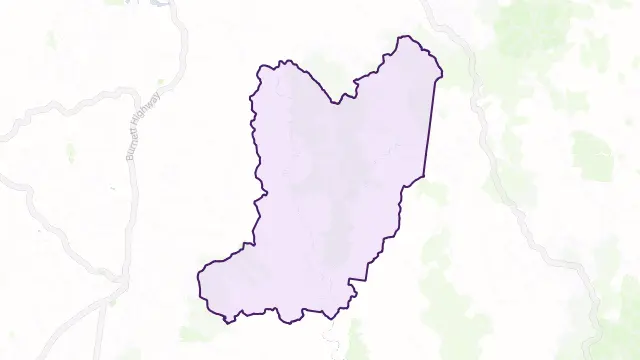 Mount Stanley Area Boundary Map